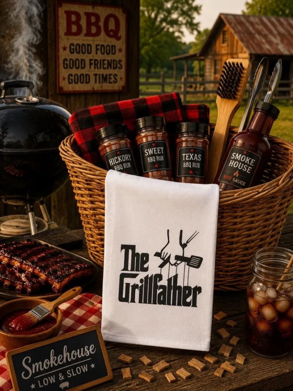 The Grill Father Kitchen Towel